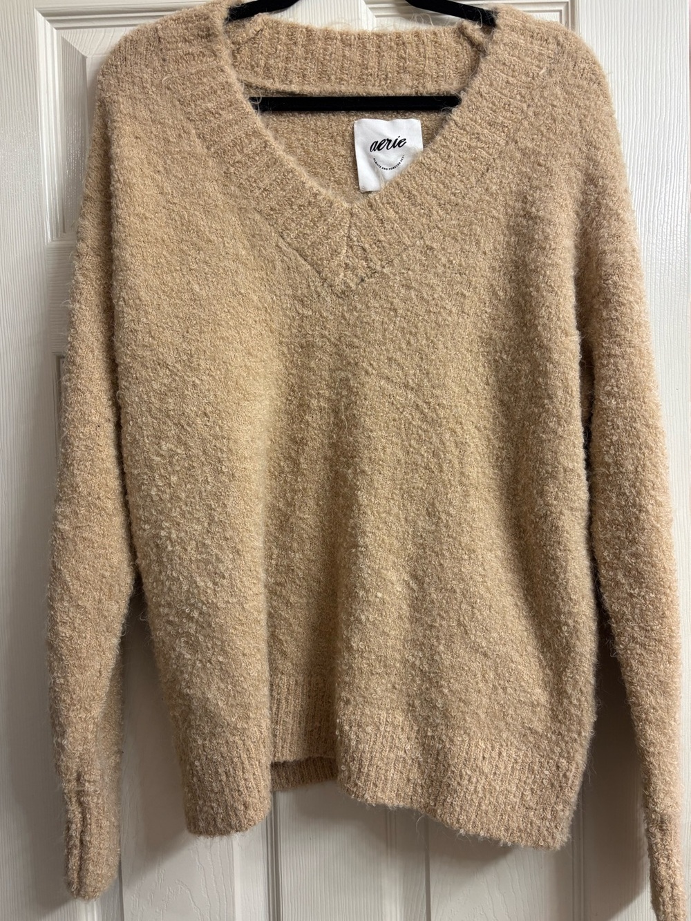 aerie Oversized V-Neck Sweater - Picture 2 of 4
